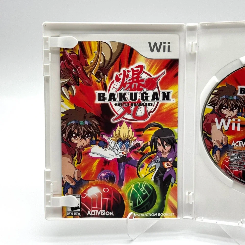 Bakugan Battle Brawlers Nintendo Wii‎ Game CIB Complete Manual 2009
